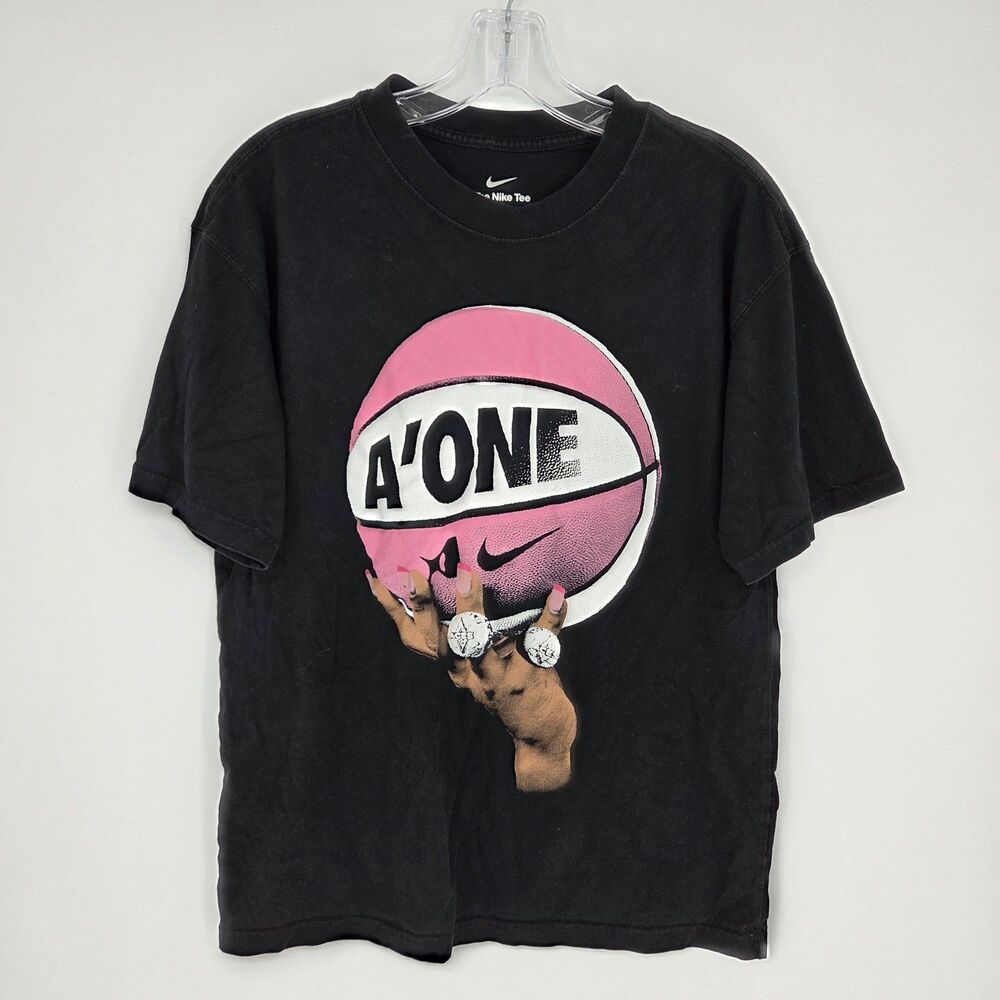 Nike Unisex A’ja Wilson A’One Basketball Graphic Tee Small Limited Edition Pink